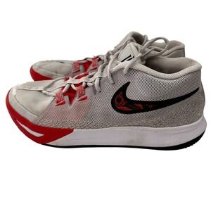 Nike Kyrie Flytrap 5 Basketball Shoes Mens Sneakers Size 11 White Red Black Mesh